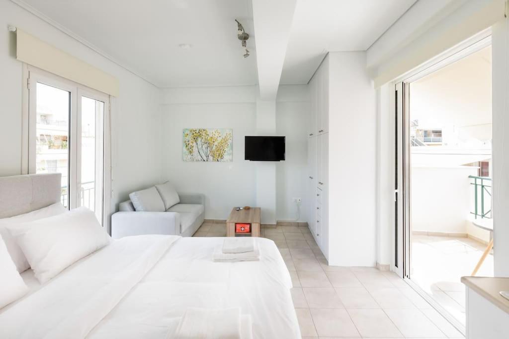 Adorable Sunny Studio With Private Balcony I Athens Exterior photo